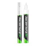 Stein Grabstein Reparaturstift, Farbauffrischungsstift für Grabsteine, Wetterfester Grabmal Retuschestift zum Auffrischen von Inschriften auf Grabsteinen, Schildern und Türschildern (weiß 1 Stk)