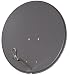 Produktbild sky vision IDEAL 78 Alu-Satellitenspiegel anthrazit RAL 7012 (40mm Feedaufnahme, 32-60mm Mastaufnahme, 75x69 cm Reflektorgröße, Alu, Elevations-Skala, einfache und schnelle Montage)