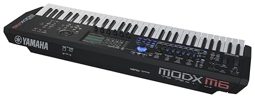 Image of Yamaha 61-Key Music Synthesizer with Improved Keyboard Action, Performance Focused for Next Generation Sound Exploration, Expressive Control and Optimized Workflow MODX M6