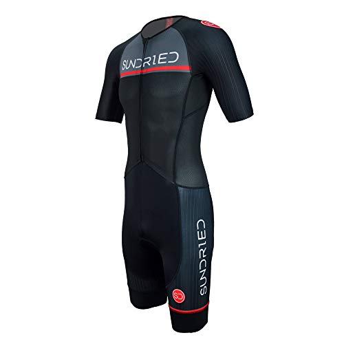 Sundried Mens Pro Trisuit Short Sleeve Triathlon Suit - Image 3