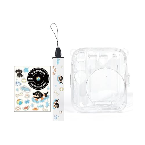 �Ή� �C���X�^�b�N�X�~�j13 instax mini 13 �p�̃J�����P�[�X ���f�B�[�X ���킢�� �}���`�J���[ �J�����ی� ���|�� �������߉\ �V�����_�[ �X�g���b�v�t�� �ی�P�[�X[eph-nx2479][�z���C�g]