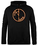 Zymbatee Logotipo De Yard Act Naranja El Sudadera con Capucha Gris Jersey Unisex De Ajuste Clásico