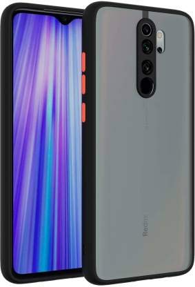 GoldFox Fusion-X for Xiaomi Redmi Poco F1 Smoke Translucent Back Case Cover with Camera Guard Protection - Charcoal Black