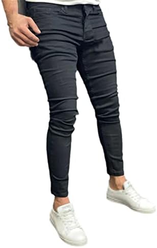 Amazon.com: HOURVNEI Pantalones para hombre, estilo retro, elásticos,  casuales, ajustados, con cremallera, para hombre : Ropa, Zapatos y Joyería