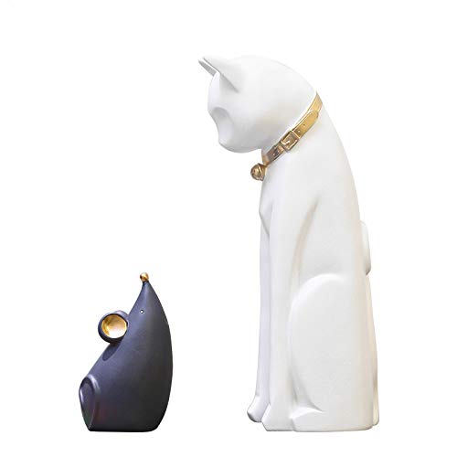 Statue décoration de jardin mignon chat pour égayer votre bureau d'étude