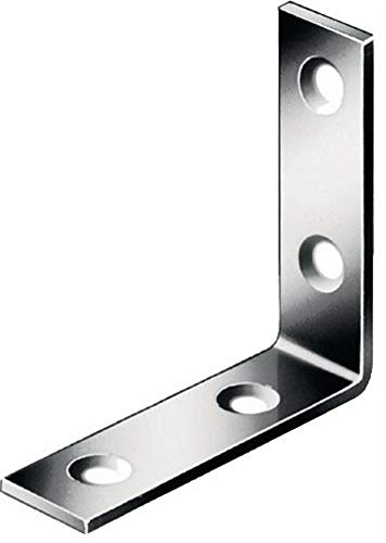 Preisvergleich Produktbild Stuhlwinkel 60x18mm Edelstahl matt geschliffen
