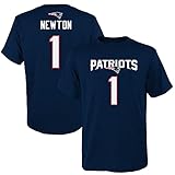 Outerstuff Youth Cam Newton Navy New England Patriots Name & Number T-Shirt