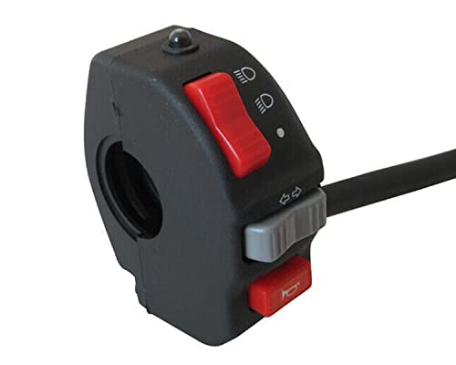 Interrupteur de guidon 22mm multifonction robuste moto