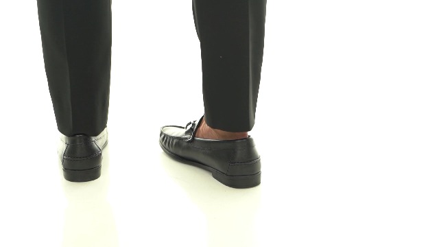 Amazon.com | Marc Joseph New York Men's Clarkson St Black Napa 8