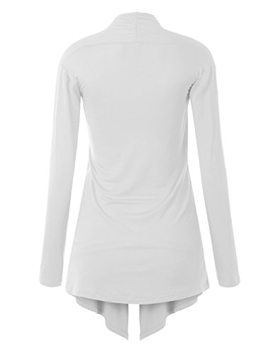 Image of Made By Johnny Women's Open Front Cardigan Lightweight Soft Drape Long Sleeve Cardigan for Work Travel Casual