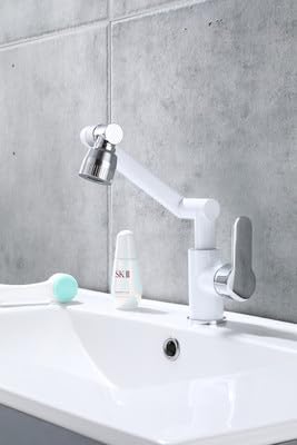 Robinet de salle de bains anti-calcaire mitigeur universel robuste