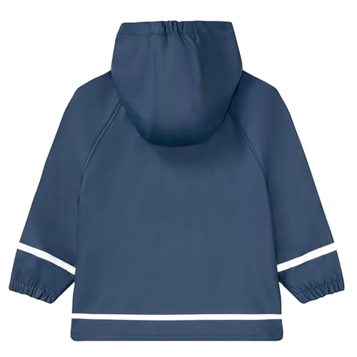 Toddler Boys Girls Hooded Cartoon Printed Rainproof Jacket Zip Reflective Stripe Rain Coat With Kids Umbrella2