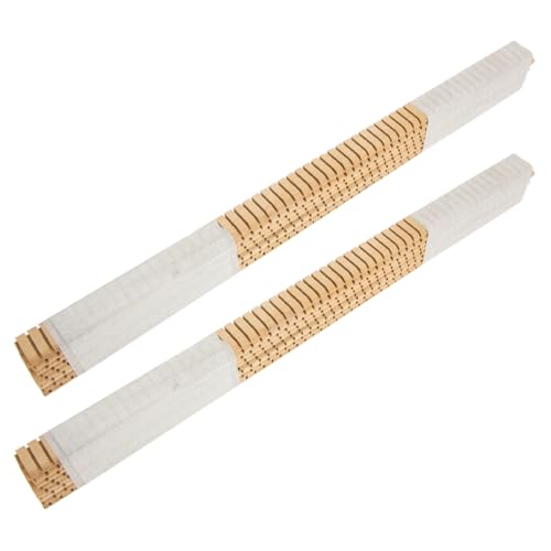 HEMOTON Classical Guitar Binding Strip 16 Pcs Wood Inlay Strips Complete Set for Diy Guitar Projects