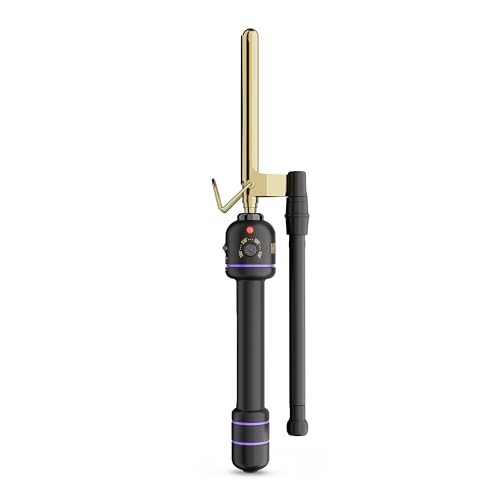 Hot Tools Pro Artist 24K Gold Marcel Iron | Long Lasting Curls, Waves (1/2 in)