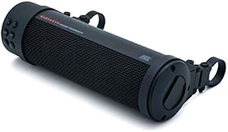 Kuryakyn 2720 MTX Road Thunder Weather Resistant Motorcycle Sound Bar Plus: 300 Watt Handlebar Mounted Audio Speakers with Bluetooth, USB Power Charger, Satin Black