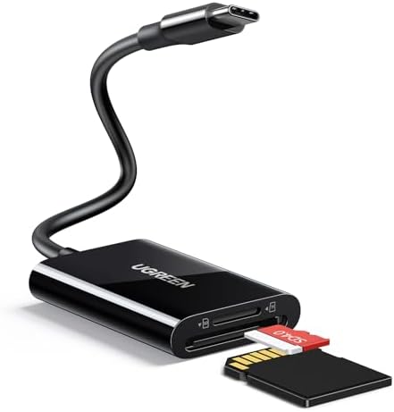 Adattatore USB C Lettore Schede SD Micro SD Card Reader (3in1)per iPhone 16 15 per iPad Macbook Pro Compatibile per Samsung Android Tipo C Memoria Trasferire Dati Cavetto Fotocamera Esterno Chiavetta