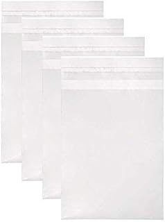 WerkaSi 150 Pack Plastic Sleeves Cookie Sleeves 5 x 7-inch Cellophane Bags Self Adhesive Clear Photo Envelopes Invitation Protector Bags for Homemade Cookies Greeting Cards