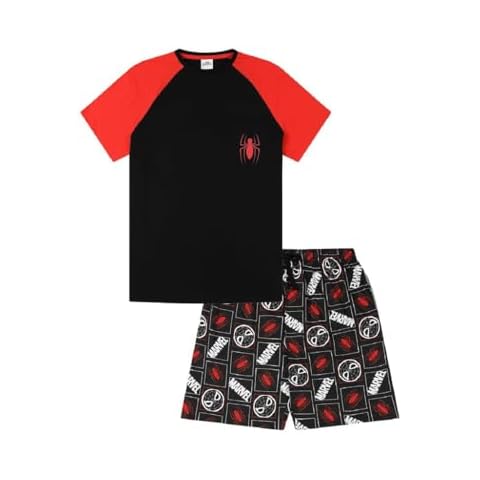 Marvel Spiderman Mens Short Pyjama Set Cover