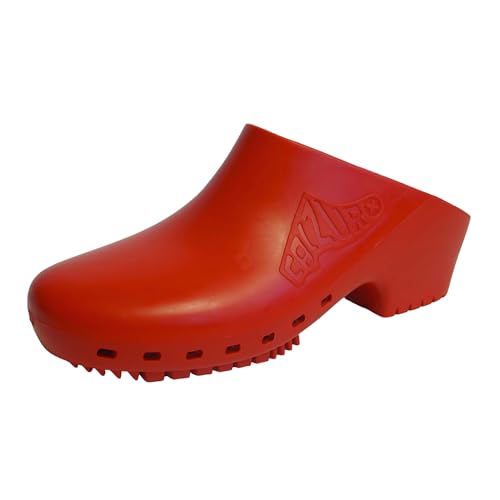Image of CALZURO Classic Work Clogs Without Holes - Unisex Nursing Clogs - Non Slip Shoes - Autoclavable Rubber Kitchen Shoes for Women and Men -