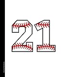 baseball notebook #21: college ruled, 110 pages