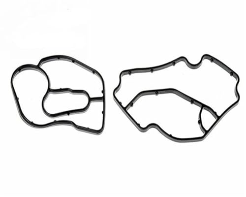 Junta filtro de aceite A6421801410 A6421840080 Junta de la carcasa del filtro de aceite Kit de anillo de sellado de rejilla de aceite Apto para Mercedes Apto para Benz 642