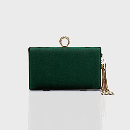 BABEYOND Clutch Purses for Women - Evening Bag Tassel Pendant Clutch for Bride Party Prom Wedding - Image 5