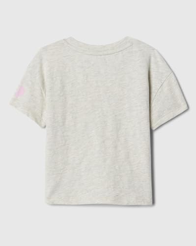 Image of Gap Kids Girl Relaxed Fit Graphic Print Shortsleeves Round Neck T-Shirt