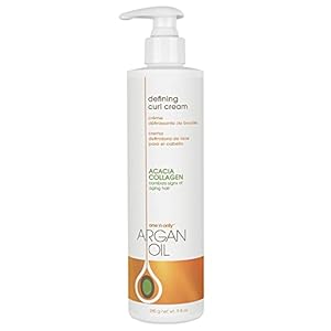 One ‘n Only Defining Curl Cream with Argan Oil, Leave-in Conditioning Cream, Defines and Leaves Strong Curly Hair, Enhances Shine and Hydrates Without Sticky Residue, 9.8 Ounces