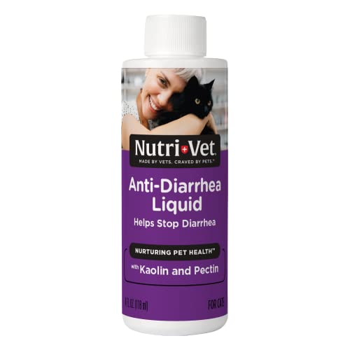 Nutri-Vet Anti-Diarrhea Liquid for Cats - Detoxifying Agent Works Against...