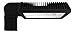 RAB Lighting ALED4T78SFYK/D10 ALED78 Type IV W/SLIPFITTER DIM Warm LED Black