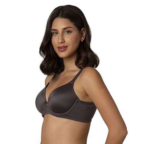 Image of Amante Padded Wired Full Coverage Adjustable Straps Classique Elegance T-Shirt Bra F0013 (Beige) (42DD)