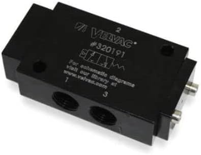 Velvac - 320191-3 Way Valve,Rmt Air Pilot,Spring Ret
