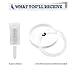Airtight One Gallon Standard Fermentation Lid Gasket with Airlock - Turns Gallon Jar Into A Fermenter - Hard Kombucha, Beer, Wine, Cider, (3-Piece Airlock)
