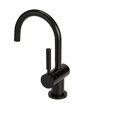 Image of InSinkErator F-H3300MBLK Indulge Modern Hot Water Dispenser Faucet, Matte Black