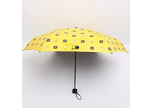 Preisvergleich Produktbild Mauspad 50% Schwarzer Kunststoffschirm Uv-Schutz Sonnenschirm Taschenschirm @ A