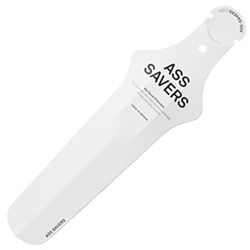 Ass Savers Extended Bike Mudguard - White