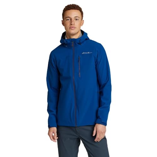 Image of Eddie Bauer mens Cloud Cap Stretch 2.0 Waterproof Rain Jacket