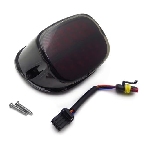 Luz de freno trasera ahumada para Davidson Touring y FLST 2000