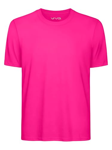 WVQ Neon Shirts for Boys Girls UPF 50+ Dry Fit Swim Shirt Kids Rash Guard Athletic T-Shirts for Boys Girls Sports Undershirt