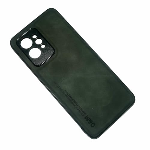 Kepuch Silklike Funda para OPPO Realme GT 2 Pro - Case Carcasa Placa de Metal Incorporada para OPPO Realme GT 2 Pro - Negro