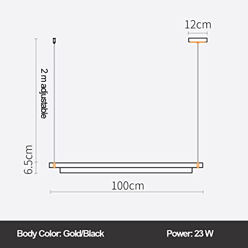 Hanging lamp dining table LED suspension bar bureau 6000K - 7