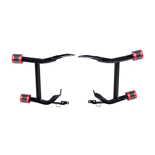 Guardias para Alforjas Advanblack Two Step Protek Performance con Sliders en Rojo CNC e Incrustación de Carbono para Harley Touring (Street Glide, Road Glide, Road King, Electra/Ultra 2014-2026) miniatura 6