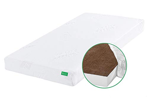 Kindermatratze Kaltschaum Kokos (120 cm x 60 cm x 10 cm, Kokos - Kaltschaum)