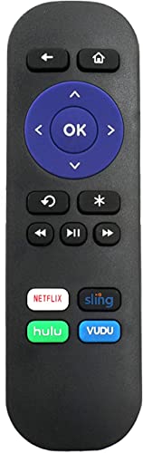 New Ir Replaced Remote Fit For Roku 1 2 3 4 Hd Lt Xs Xd Express 3900R Premiere 4620Xb 4210Xb 3900R 2500R 2700R 2450Xb W Channel Shortcut Buttons, Not Support For Any Stick Or Tv #TOP4