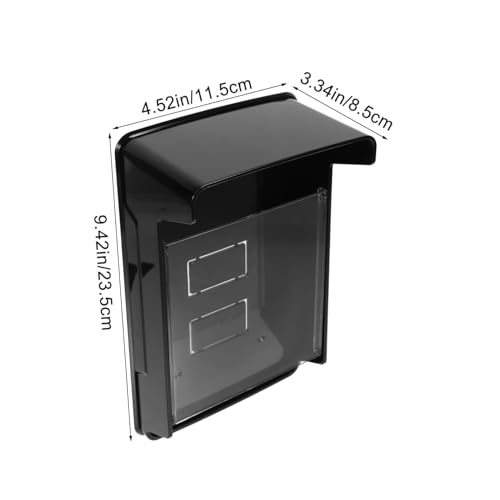 ORFOFE máquina de controle de acesso guarda-sol anti-reflexo capa de campainha sem fio noir Capa pro