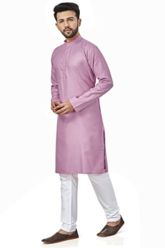 Image of BE ACTIVE Linen Blend Solid Pattern Trendy Comfortable Stylish Full Sleeve Kurta Men's Ethnic Wear