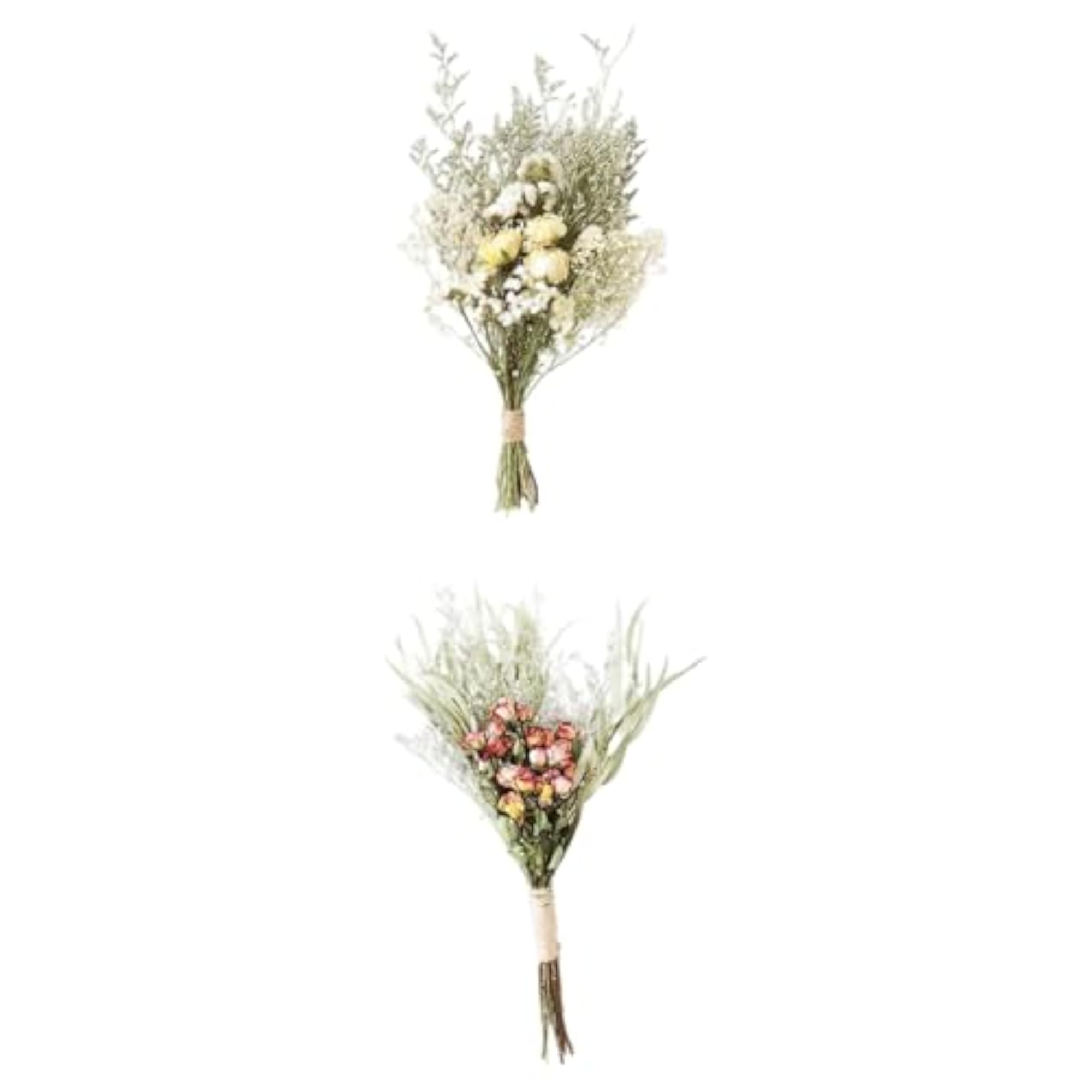 2X Dried Flowers Bouquet for Wedding Decor
