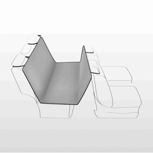TRIXIE Auto-Schondecke - hellgrau/schwarz 1,45 × 1,60 m