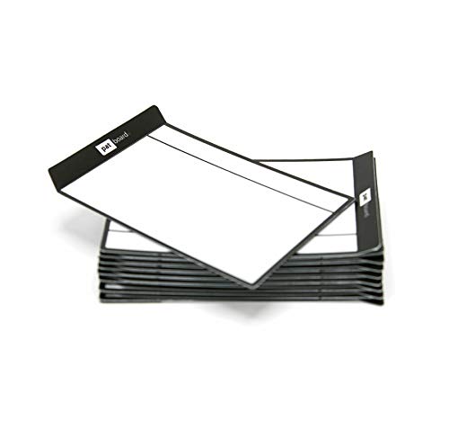 PATboard Tablero Scrum y Tablero Kanban TASKcards - 16 Tarjetas de Tareas Magnéticas - Negro