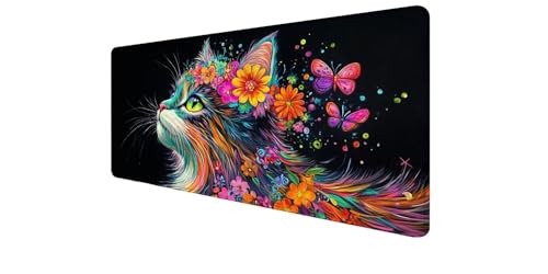 Alfombrilla escritorio de 900x400x3mm con base antideslizante para PC
